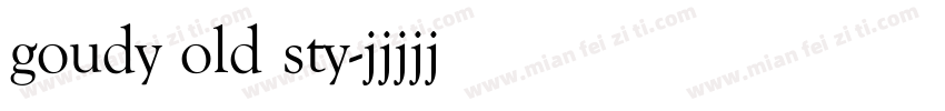 goudy old sty字体转换